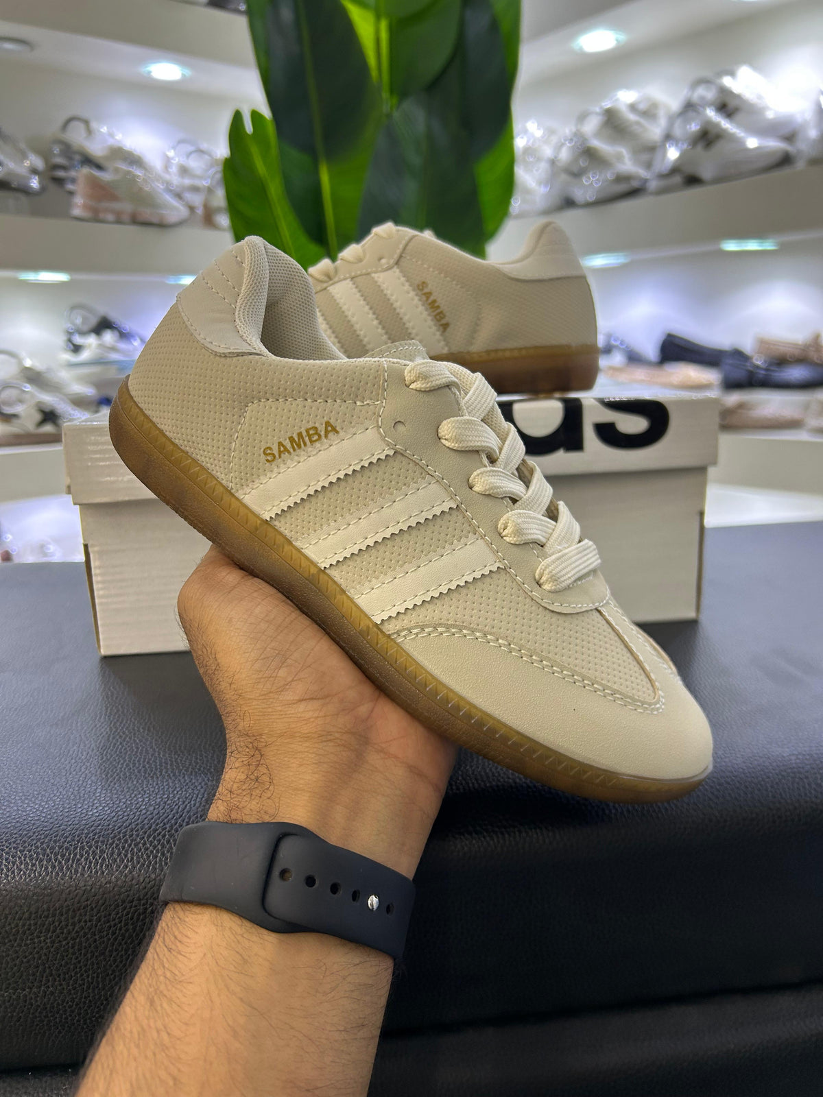 Adidas Samba Biege&White